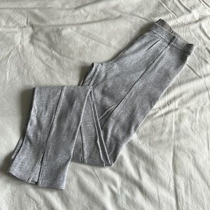 Uniqlo Ribbed Front Slit Leggings